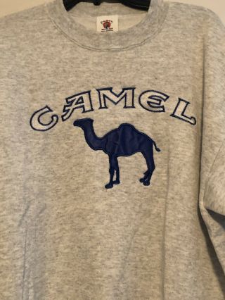 Vintage 90’s A Pack Of Camels T Shirt Joe Camel Cigarette Tobacco Crewneck L 2