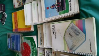 Vintage Apple II Computer Books and Software 3