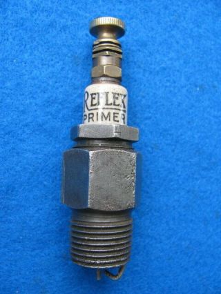Vintage,  Rare,  Antique ½” Pipe Reflex Primer Spark Plug