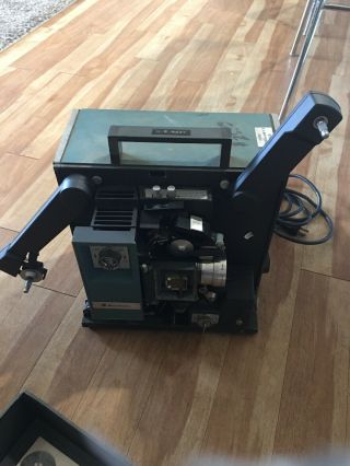 Vintage Bell & Howell Filmosound 16mm Sound Projector,  Model 1552 B U.  S.  Navy