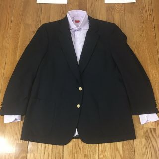 Men’s Vintage Burberrys Burberry Wool Two Button Sport Coat Blazer Jacket Sz 44r