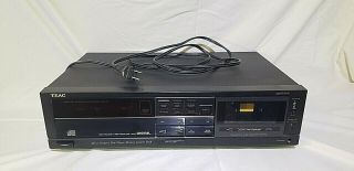 Vintage Teac Ad - 4 Compact Disc Player/reverse Cassette Disc Combo