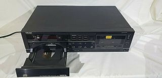 Vintage TEAC Ad - 4 Compact Disc Player/Reverse Cassette Disc Combo 4