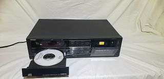 Vintage TEAC Ad - 4 Compact Disc Player/Reverse Cassette Disc Combo 6