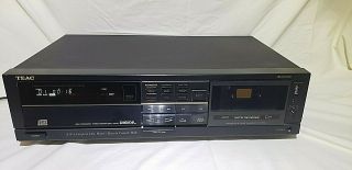 Vintage TEAC Ad - 4 Compact Disc Player/Reverse Cassette Disc Combo 7