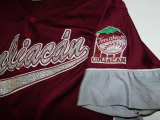 Vintage TOMATEROS de CULIACAN Mexico Beisbol Stitched LMP Baseball Jersey 46 3
