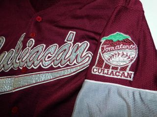 Vintage TOMATEROS de CULIACAN Mexico Beisbol Stitched LMP Baseball Jersey 46 4