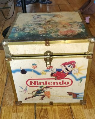 Vintage Nintendo Mario Zelda Storage Trunk Chest Box
