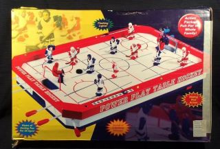 Vintage Power Play Table Top Hockey Game - Complete.