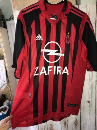 Shevchenko 7 Ac Milan Home Shirt Football Jersey - Size Medium Vintage