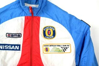 Vintage Nissan Fosters Racing Jacket Grand Prix Sponsor Formula 1 F1 Mens S Rare 4