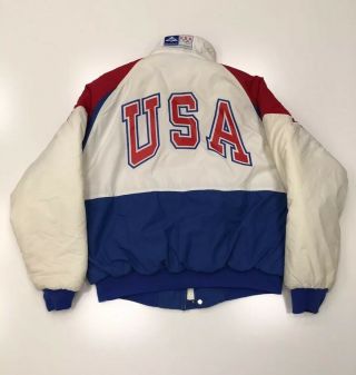 Vintage Swingster Olympics Usa Color Block Jacket - Men 