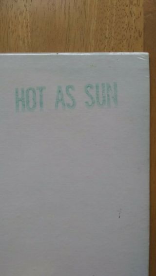 Vintage The Beatles Rare Factory Vinyl Lp " Hot As Sun " Let It Be Sessions