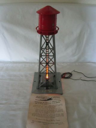 Vintage Post Wwii Ac Gilbert American Flyer S Scale 772 Bubble Tower