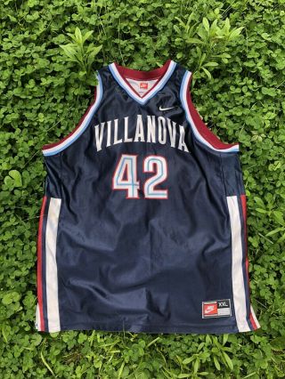 Rare Vintage Nike Villanova Wildcats Jason Lawson Basketball Jersey Xxl