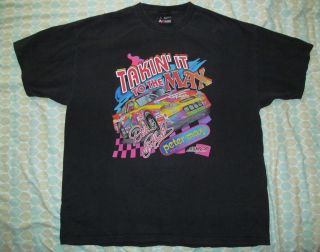 Rare 90s Vtg The Man To The Max Rainbow Car 3 Dale Earnhardt T - Shirt,  Men 