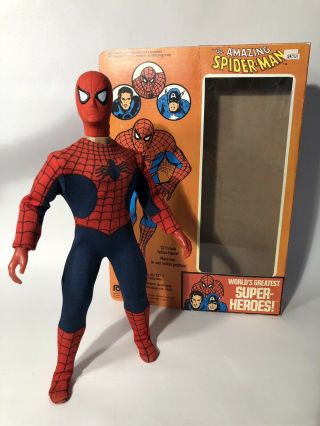 Vintage 1978 Marvel Mego Spider - Man 12 Inch Action Figure Doll
