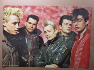 Vintage Theatre Of Hate Poster Punk Rock Band Music Artist 1982 12731