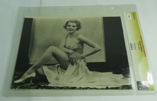 Vintage Harriet Hilliard Sexy Legs Photograph Graded Cgc