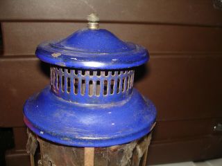 Vintage American Gas Machine Ready lite lantern blue top AGM 4
