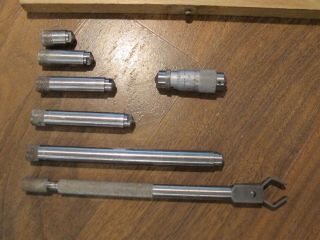 Old/Vtg “STARRETT” 823A Tubular Micrometer Antique/Rare Machinist Tool,  Wood box 3