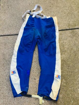 Vintage Pre Owned Cooperall Ice Hockey Pants,  Shell,  Adult Large Blue & White