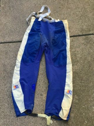 Vintage Pre Owned Cooperall Ice Hockey Pants,  Shell,  Adult Large Blue & White 2
