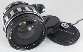 Exakta Steiheil Auto - D - Quinaron 35mm F2.  8 Zebra Prime Wide Lens Vtg Parts Nr