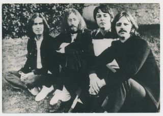 Beatles Very Rare 1969 Vintage Beatles Group Press / Publicity Photo