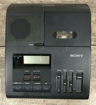 Vtg Sony Bm - 850 Microcassette Dictator Transcriber Repair