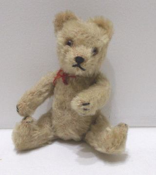 Rare Antique Vintage Steiff? White 6 1/2 " Bear Jointed Possibly 1920 
