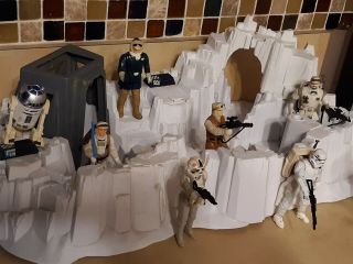 Star Wars Hoth Rebel Base Kenner 1980 Vintage All Figures & Tauntaun