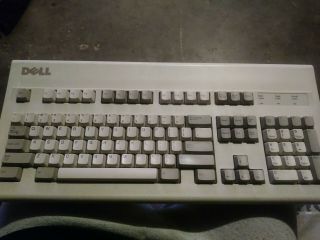 Vintage Dell At101 - 102 Mechanical Keyboard Fully Functional
