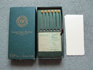 Vintage Portable Card Punch Machine Made By Vip Inc.