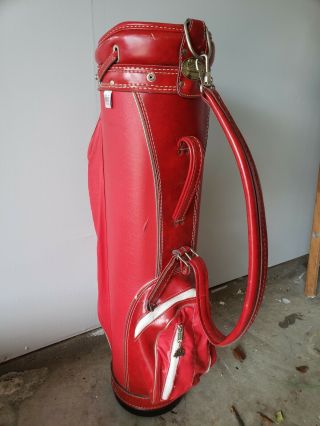 Vintage/retro 1970s Hot - Z Leather Golf Bag In