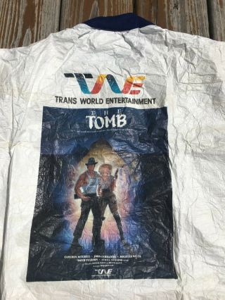Vtg 1986 The Tomb Horror Movie Promo Jacket John Carradine Trans World Rare