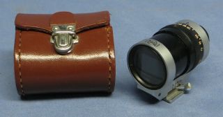 Vintage Tewe Germany Multi Focus Viewfinder 35 - 200mm W/case For Leica,  Canon Etc