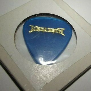 Vintage Megadeth Marty Friedman Signature Guitar Pick Translucent.  Blue Gpb24