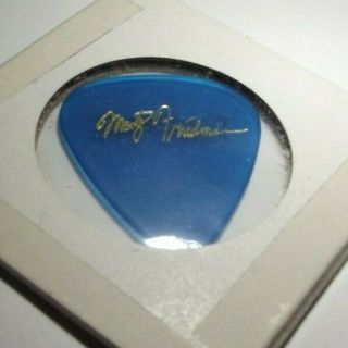 Vintage Megadeth Marty Friedman SIGNATURE GUITAR PICK translucent.  Blue GPB24 2