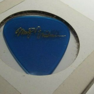 Vintage Megadeth Marty Friedman SIGNATURE GUITAR PICK translucent.  Blue GPB24 4