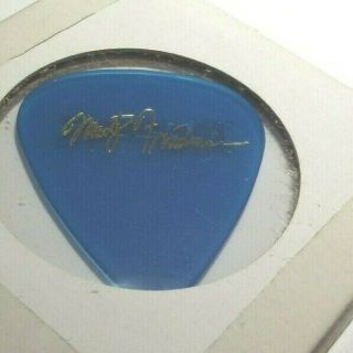Vintage Megadeth Marty Friedman SIGNATURE GUITAR PICK translucent.  Blue GPB24 5