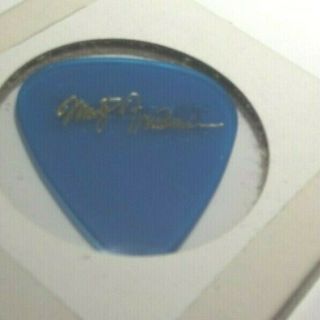 Vintage Megadeth Marty Friedman SIGNATURE GUITAR PICK translucent.  Blue GPB24 6