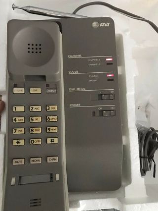 Rare Vintage At&t Ht 5200 Cordless Landline Phone
