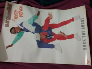 Dj Jazzy Jeff Fresh Prince 1987 Jive Promo Poster Nmint Rare Vtg Htf