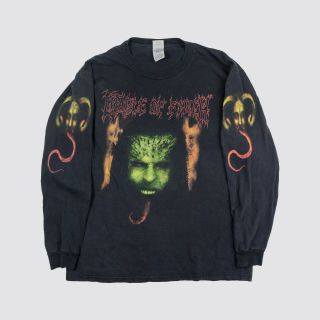 Vintage Cradle Of Filth Longsleeve T - Shirt Eve Pleaser Metal Band Large