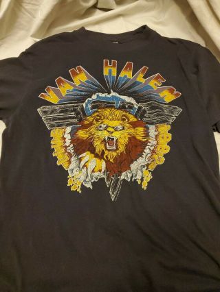 Vintage Van Halen 1982 World Tour Concert Shirt