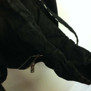 VTG 90s TRIPP NYC Mens XS Baggy Studded Black Pants Shorts Chain Straps 30 x 31 5