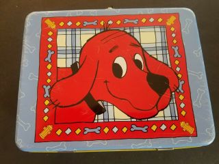Vintage Clifford The Big Red Dog Lunch Box