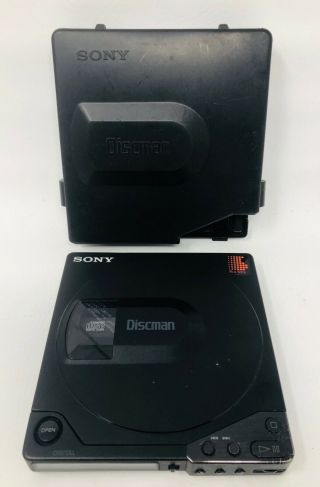 Vintage Sony Discman D - 15 Portable Cd Player & Cmp - 100p As - Is