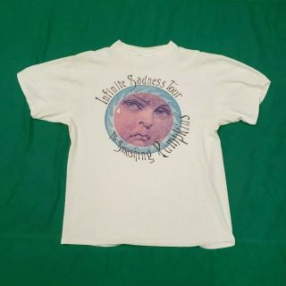Vintage Smashing Pumpkins Infinite Sadness Tour T Shirt 1996 Rock Size Xl